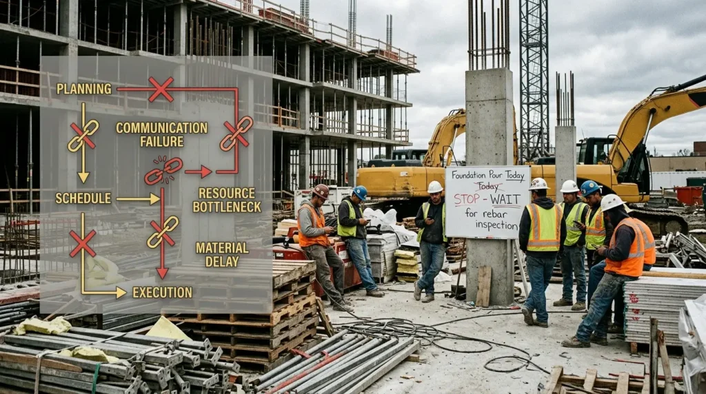 Retards de chantier : Pourquoi vos méthodes actuelles sont programmées pour échouer.